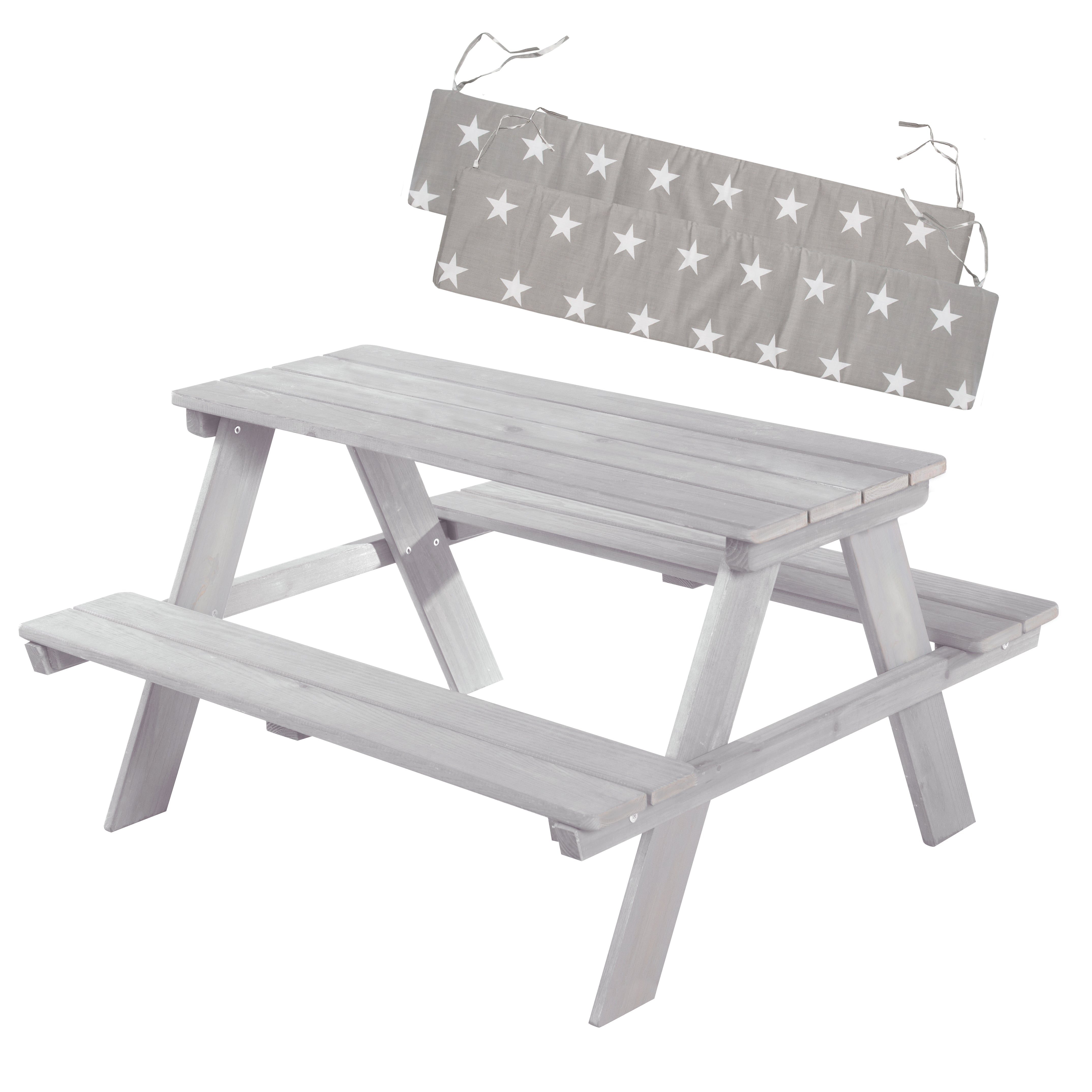 Roba 456001GAV190 Kindersitzgarnitur Outdoor+, Kissen grau – Outdoor + - Bild 1 Roba 456001GAV190 Kindersitzgarnitur Outdoor+, Kissen grau – Outdoor + - grau - Outdoor + - Produktbild 1