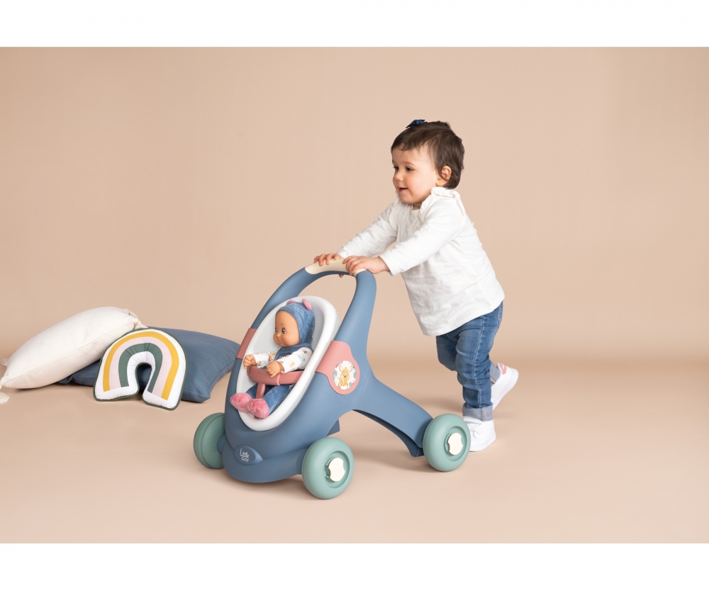 Smoby Smoby LS 3-in1 Lauflernwagen + Puppe