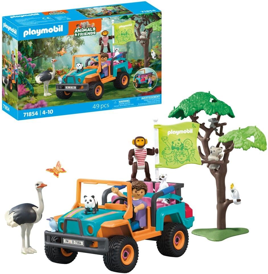 PLAYMOBIL, 71854, bunter, geländewagen, Maschine, Rad, Spielzeug PLAYMOBIL 71854 bunter geländewagen