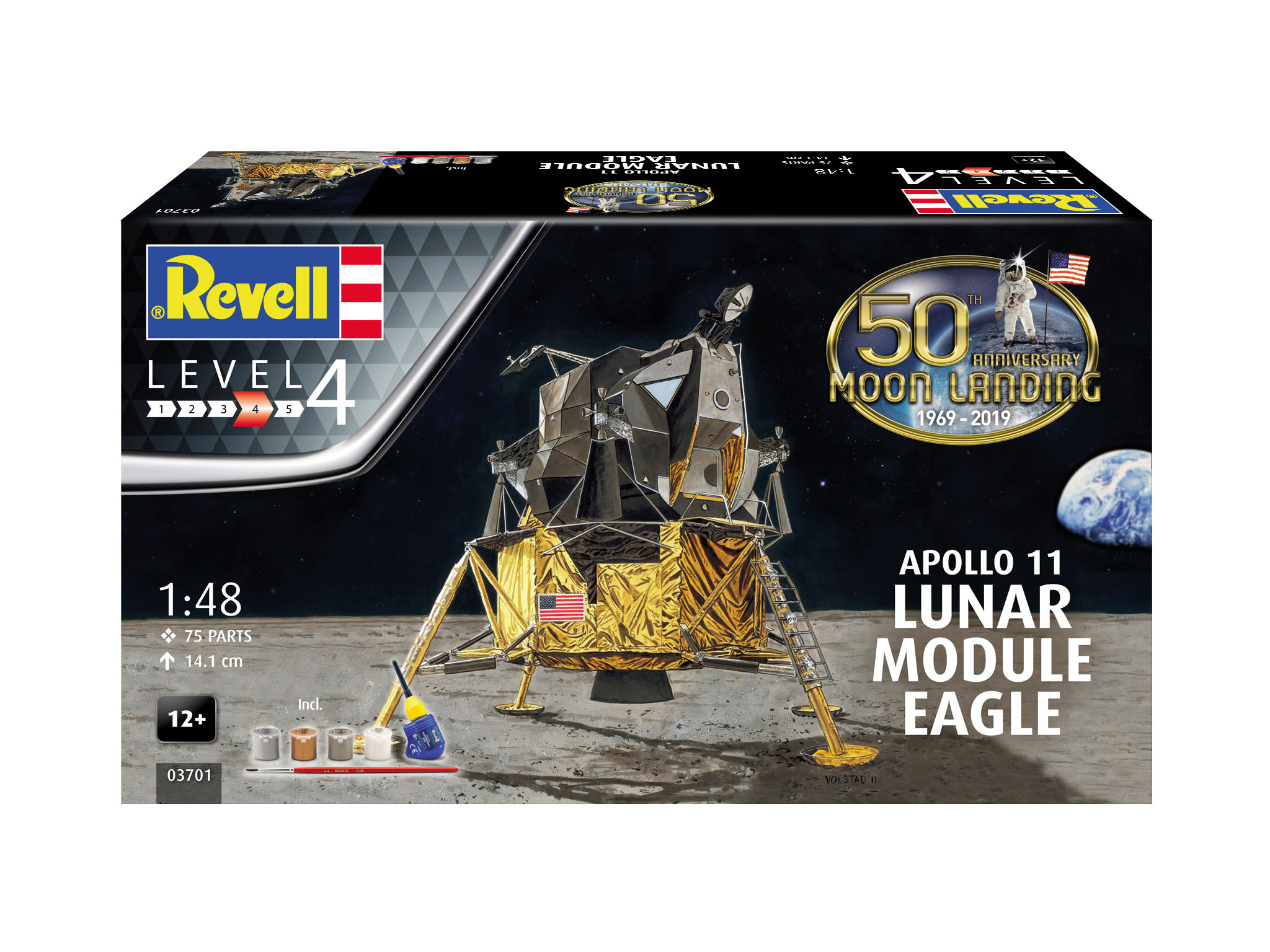 Revell 03701 Apollo 11 Lunar Module Eagle Modellbausatz Revell 03701 Apollo 11 Lunar Module Eagle Modellbausatz