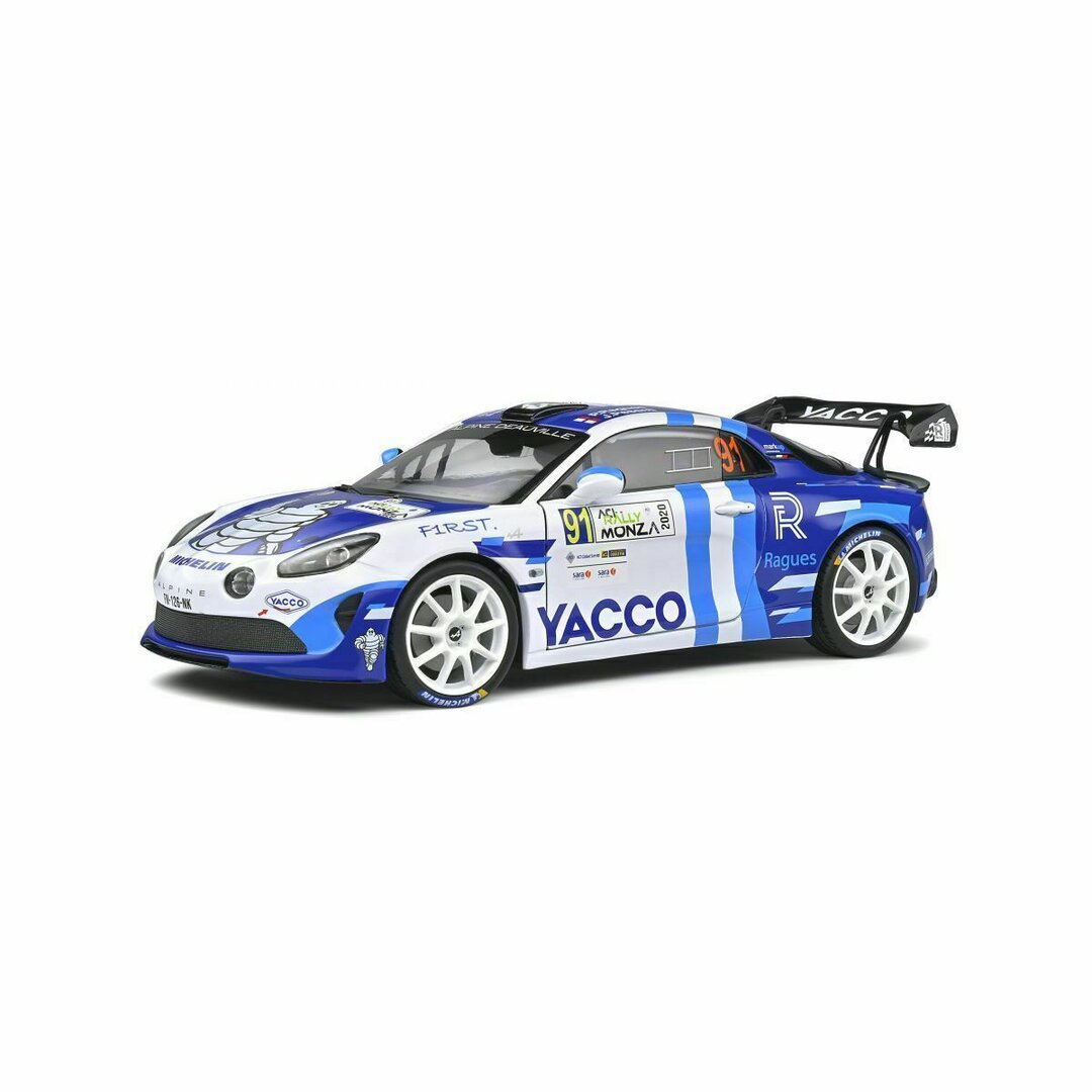 Schuco_Renault_Alpine_A110_Rallye_2020_#91_Weiß_Blau_1:18_421183300, Auto, Fahrzeug, Leichtmetallfelge, Speiche, Rad
