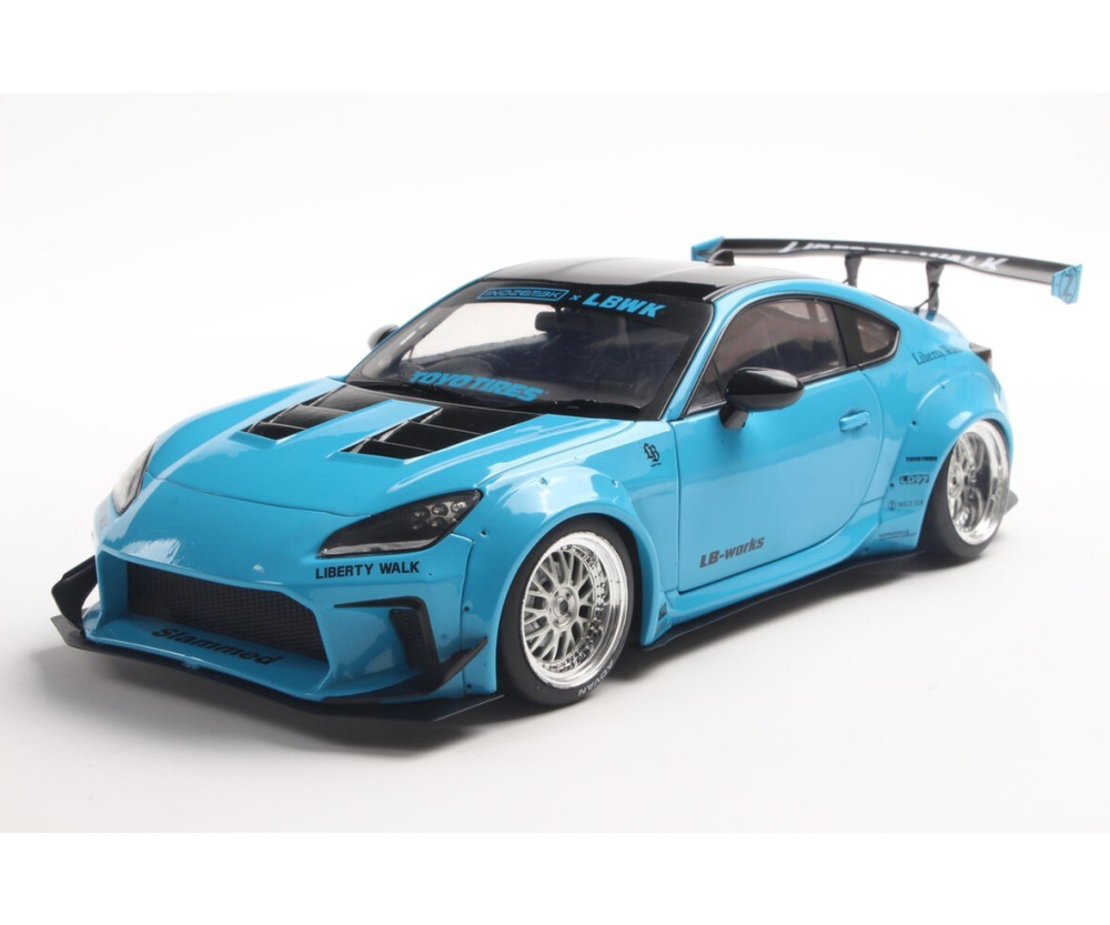 Solido 1:18 Toyota GR86 LBWK BODY KIT blau