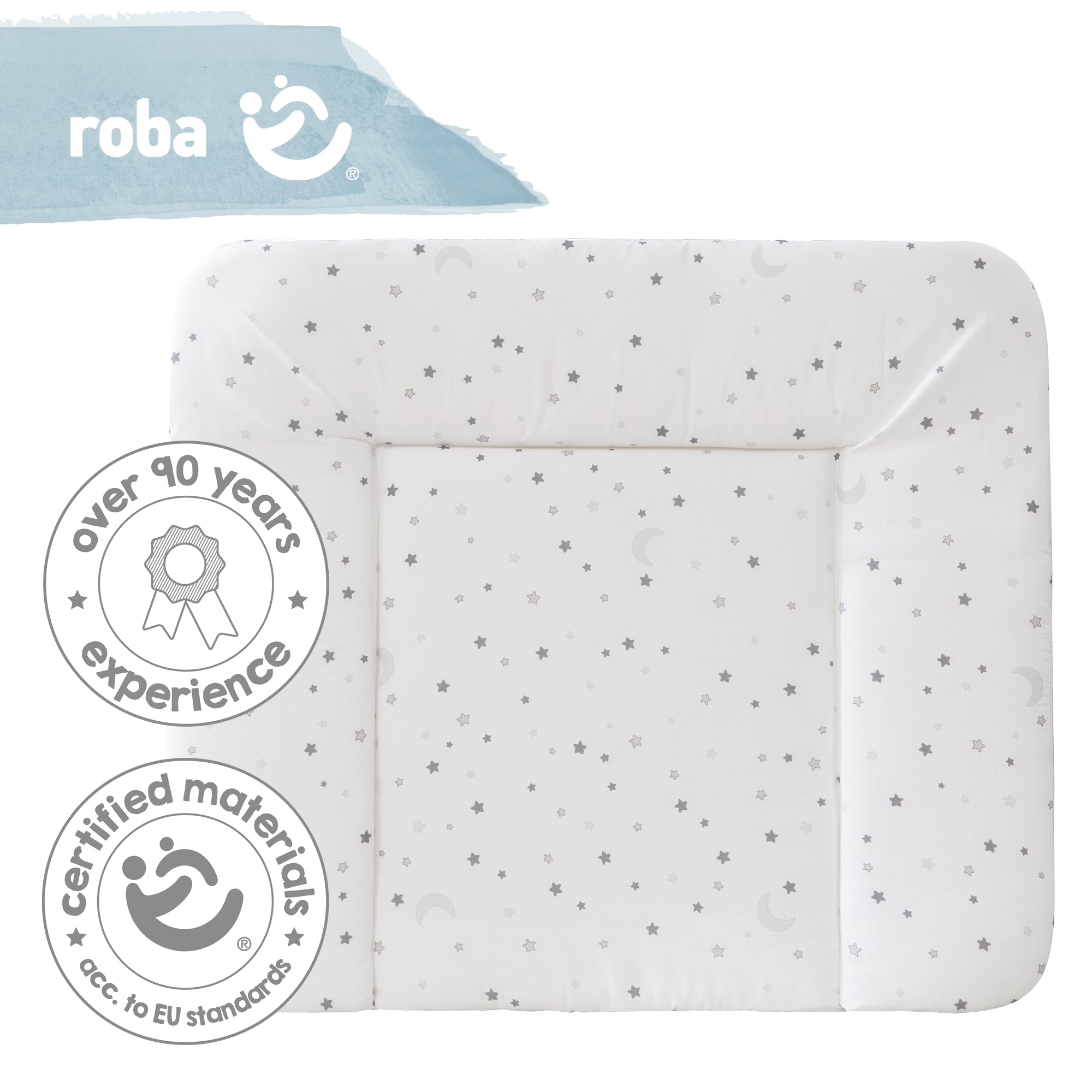 Roba 0817V235 Wickelauflage soft Sternenzauber GR weiß – Wickelauflagen - Bild 5 Roba 0817V235 Wickelauflage soft Sternenzauber GR weiß – Wickelauflagen - Produktbild 5
