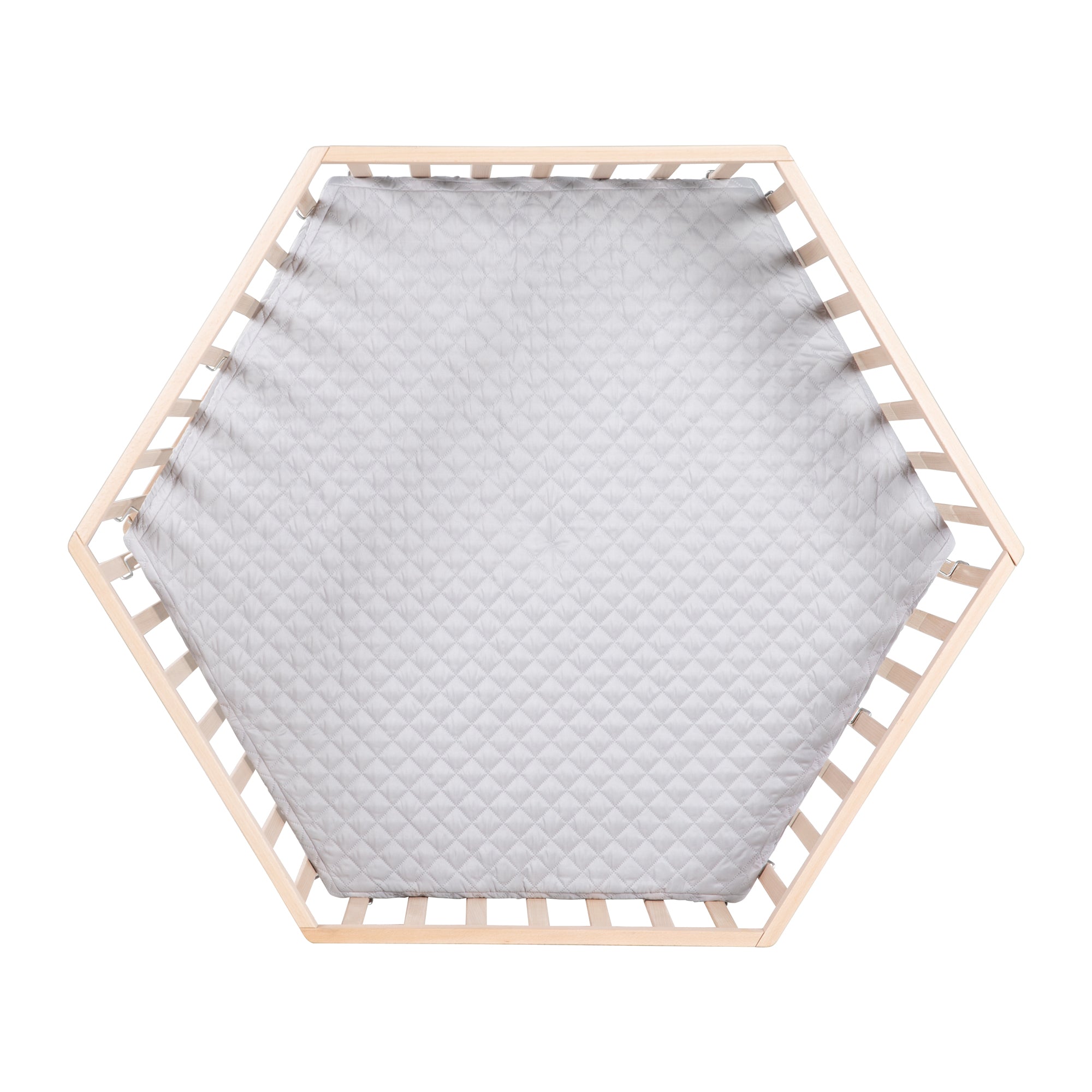 Roba 0232NAV230 Laufgitter 6-eckig roba Style grau Bio Buche natur - Bild 8 Roba 0232NAV230 Laufgitter 6-eckig roba Style grau Bio Buche natur - Produktbild 8