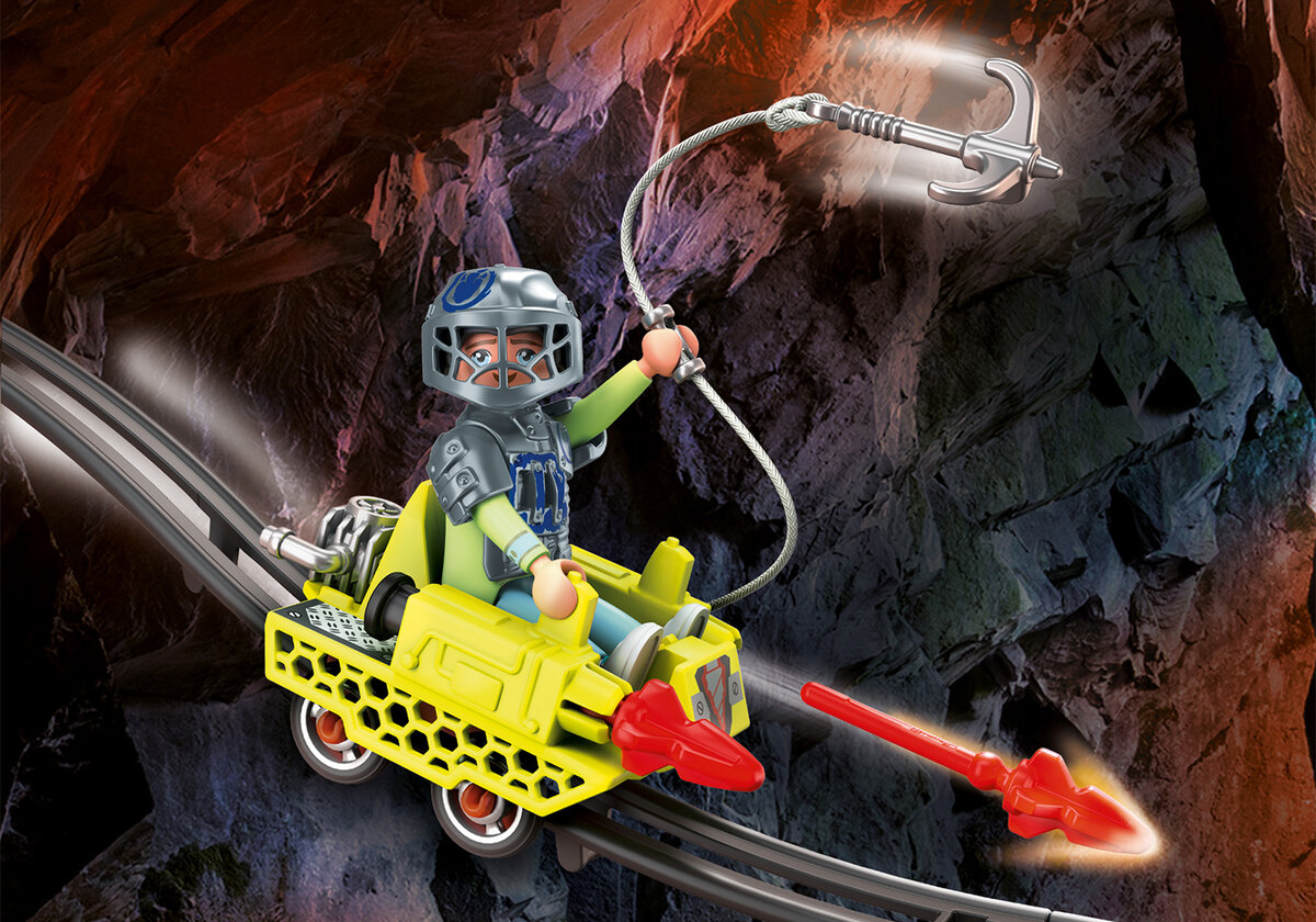 PLAYMOBIL 70930 Minen Cruiser Helme, Maschine, Rad