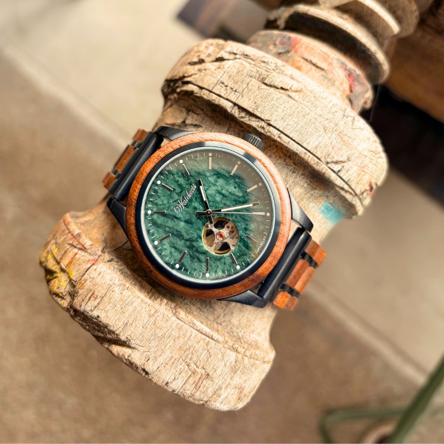 WAIDZEIT WA01W Herrenuhr Waldlich Automatik Walnuss