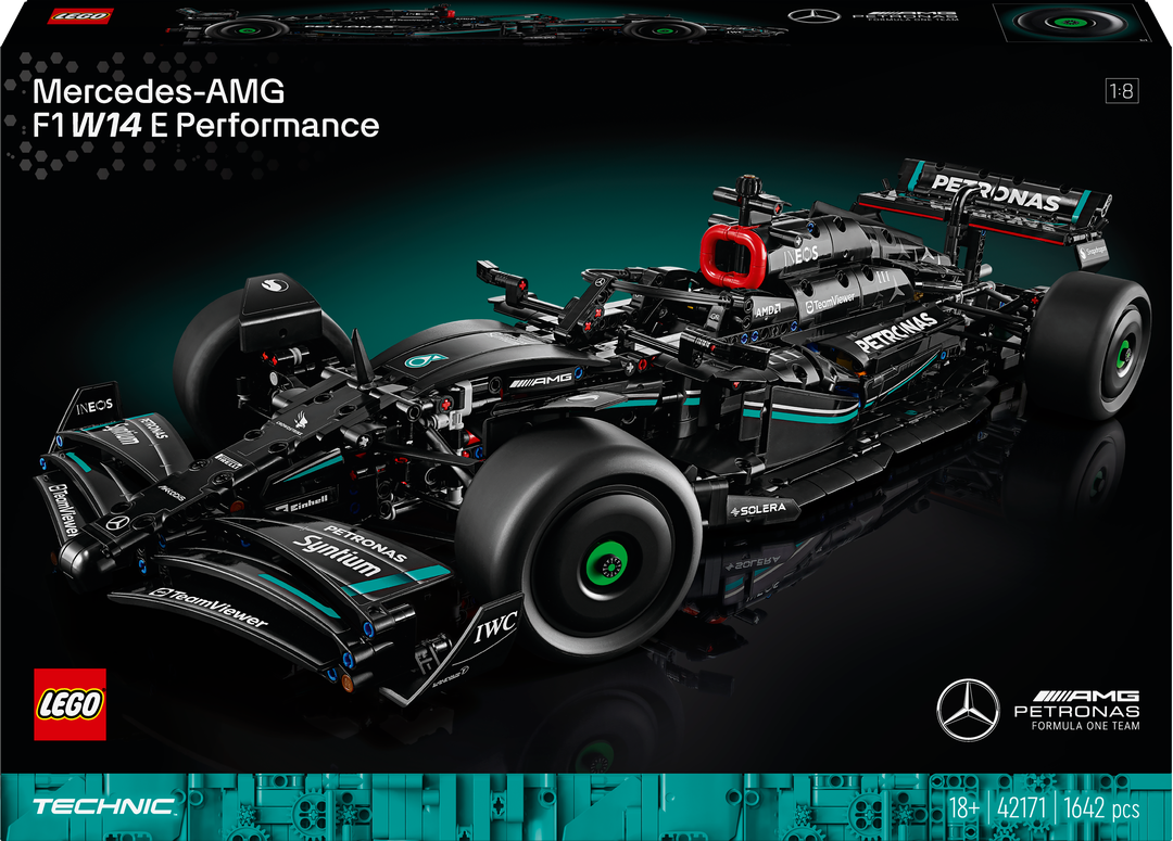 LEGO® icons Mercedes-AMG F1 W14 E Performance 42171 Auto, Formel Eins, Fahrzeug, Maschine, Rad