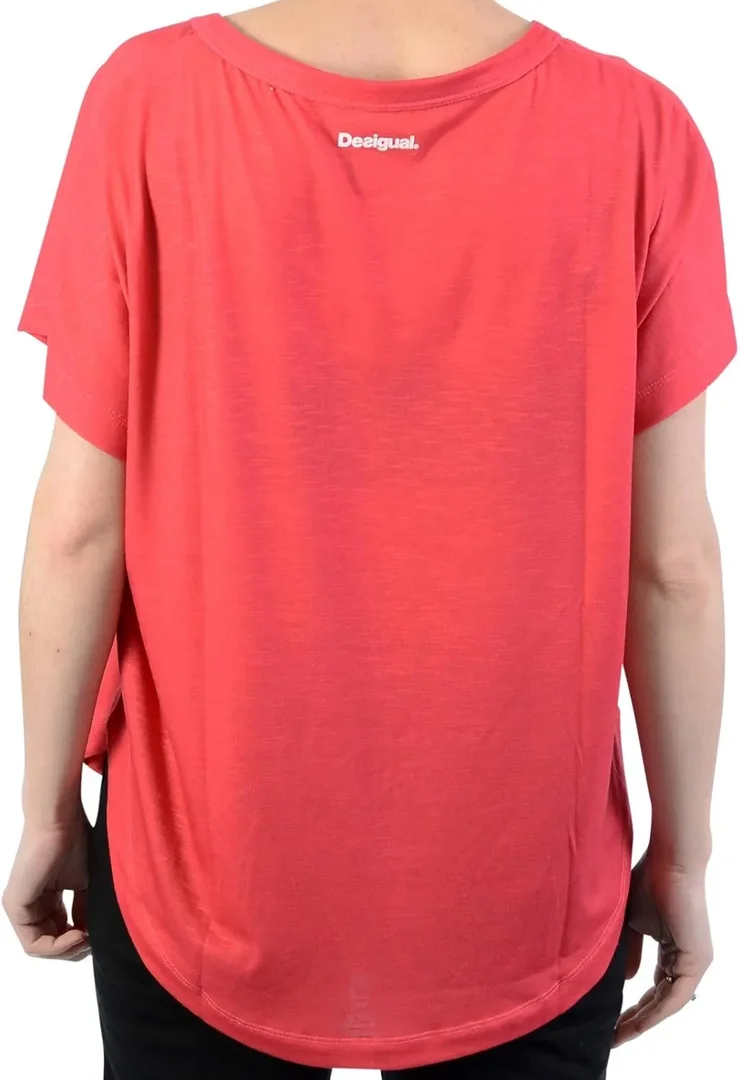 Desigual T-Shirt Oversize Hindi Dancer Gr. M 19SOTK18-7058 Desigual T-Shirt Oversize Hindi Dancer Gr. M 19SOTK18-7058