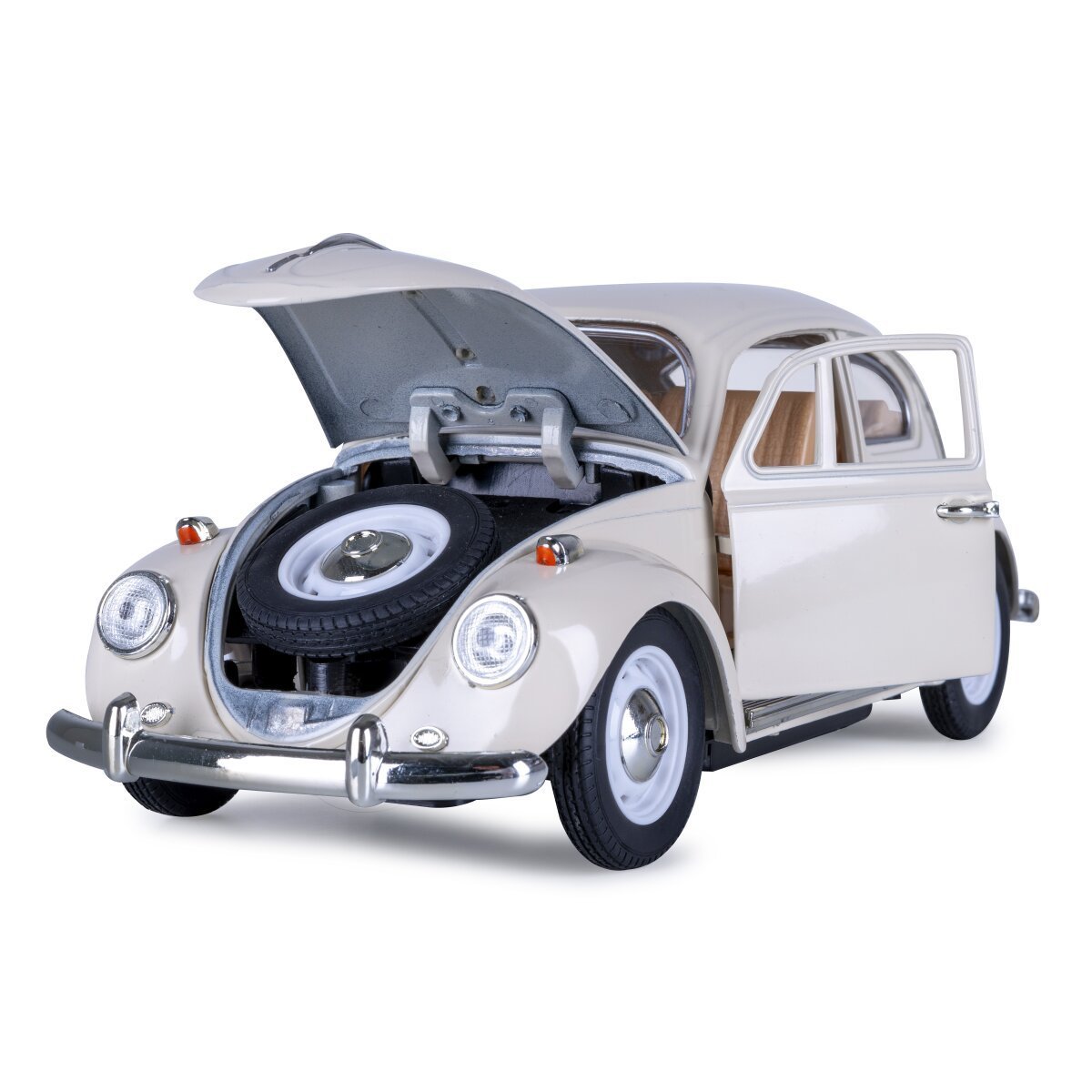 JAMARA VW Käfer RC Diecast 1:18 creme weiss 40MHz ab 6 Jahren JAMARA VW Käfer RC Diecast 1:18 creme weiss 40MHz ab 6 Jahren