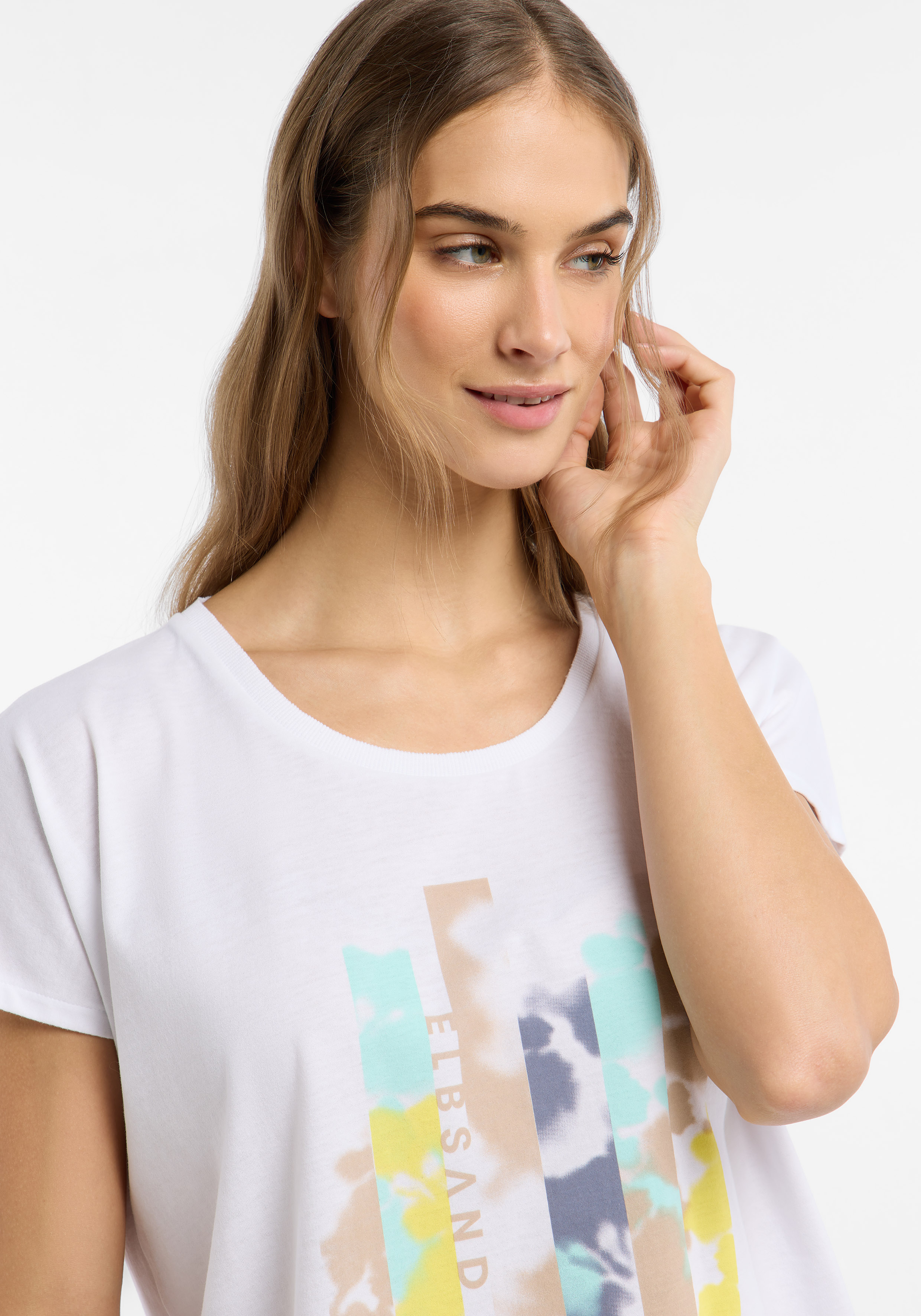 ELBSAND T-SHIRT, GRIMA, WEIß von Elbsand bei Conquest. Artikel ELB 70910/111023.