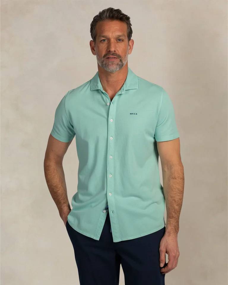 NZA 26CN590SPL/XL Hemd - Kurzarm / Mint - XL NZA 26CN590SPL/XL Hemd - Kurzarm / Mint - XL