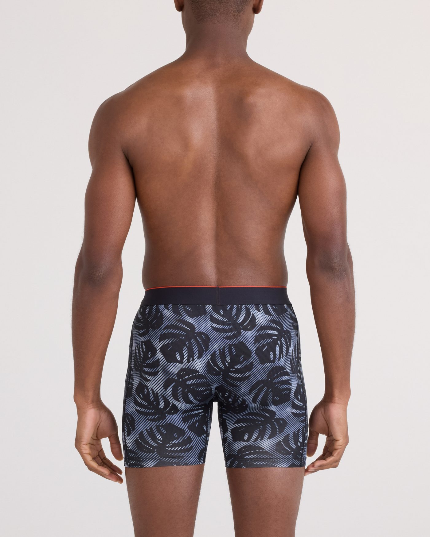 SAXX Boxershort Multi-Sport Mesh - Schwarz / Tropenprint SAXX Boxershort Multi-Sport Mesh - Schwarz / Tropenprint