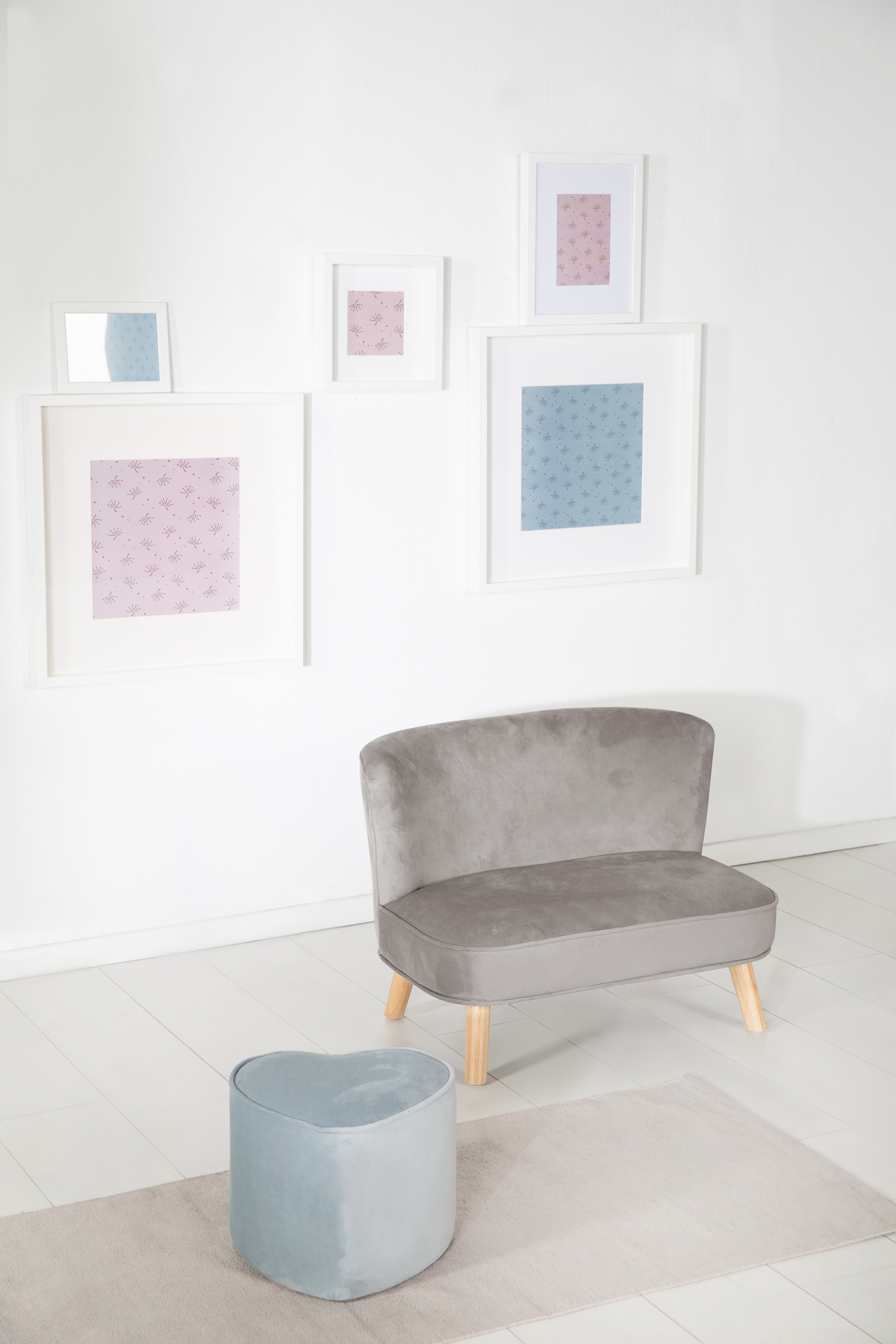 Roba 450110GA Kindersofa grau – Spielmöbel - Bild 6 Roba 450110GA Kindersofa grau – Spielmöbel - Produktbild 6