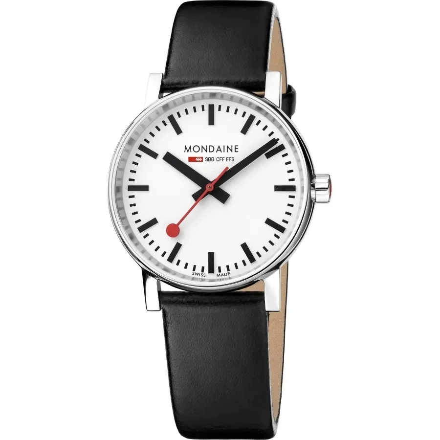 Mondaine evo2 316L Stainless steel Wiße MSE.35110.LBV Mondaine evo2 316L Stainless steel Wiße MSE.35110.LBV