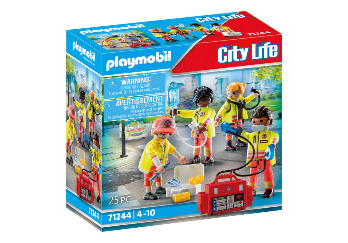 PLAYMOBIL 71244 Rettungsteam Mantel, Spielzeug, Junge, Kind, Person