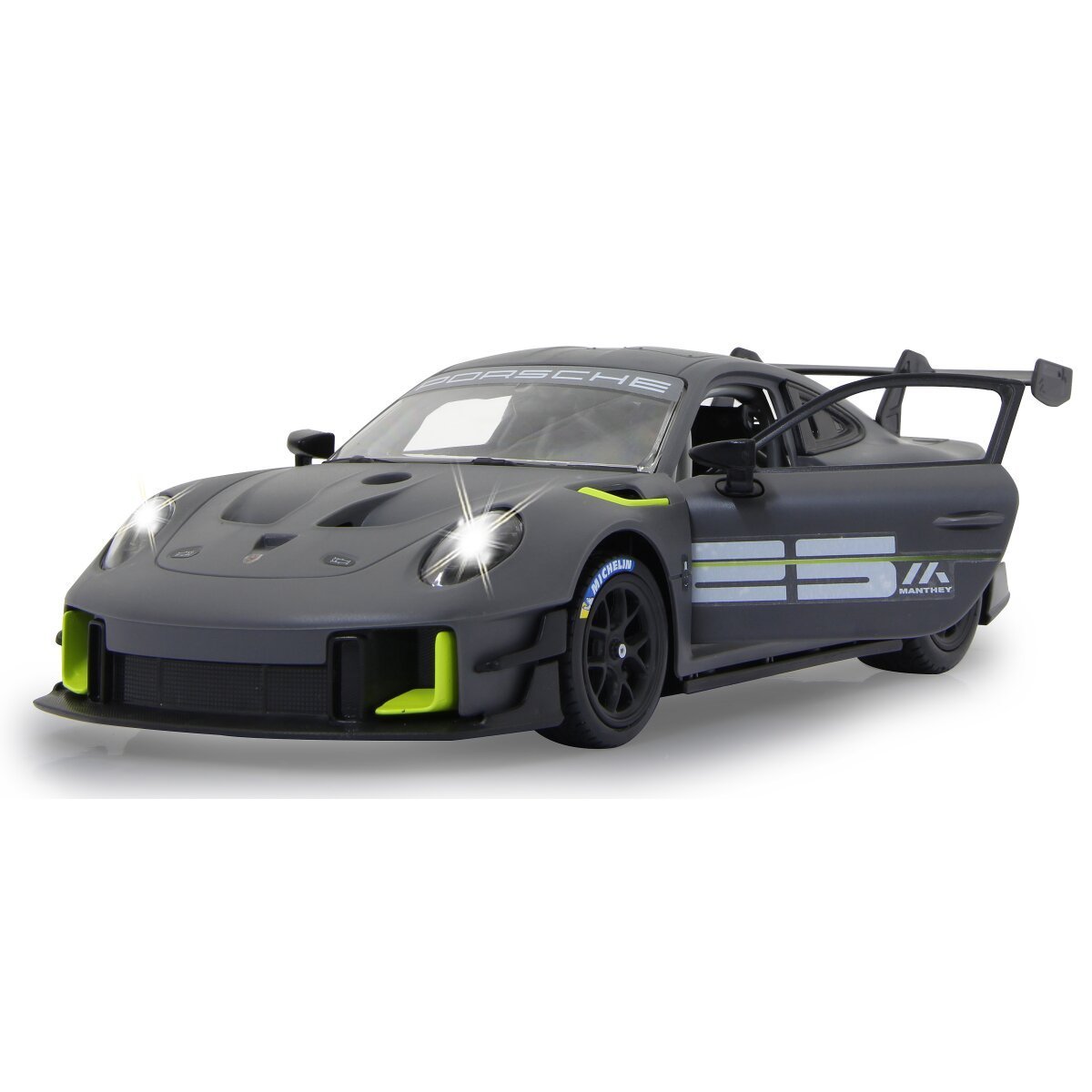 JAMARA Porsche 911 GT2 RS Clubsport 25 1:18 grau 2,4 GHz Bausatz ab 8 Jahren JAMARA Porsche 911 GT2 RS Clubsport 25 1:18 grau 2,4 GHz Bausatz ab 8 Jahren