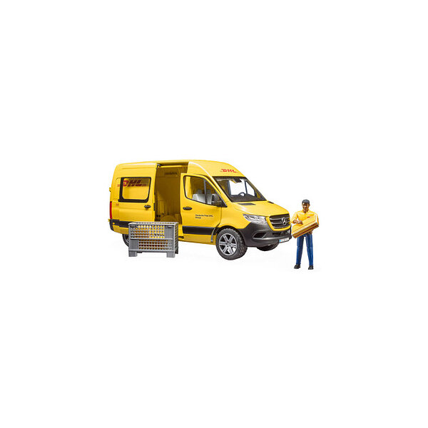 BRUDER 02671 - MB Sprinter DHL mit Fahrer Person