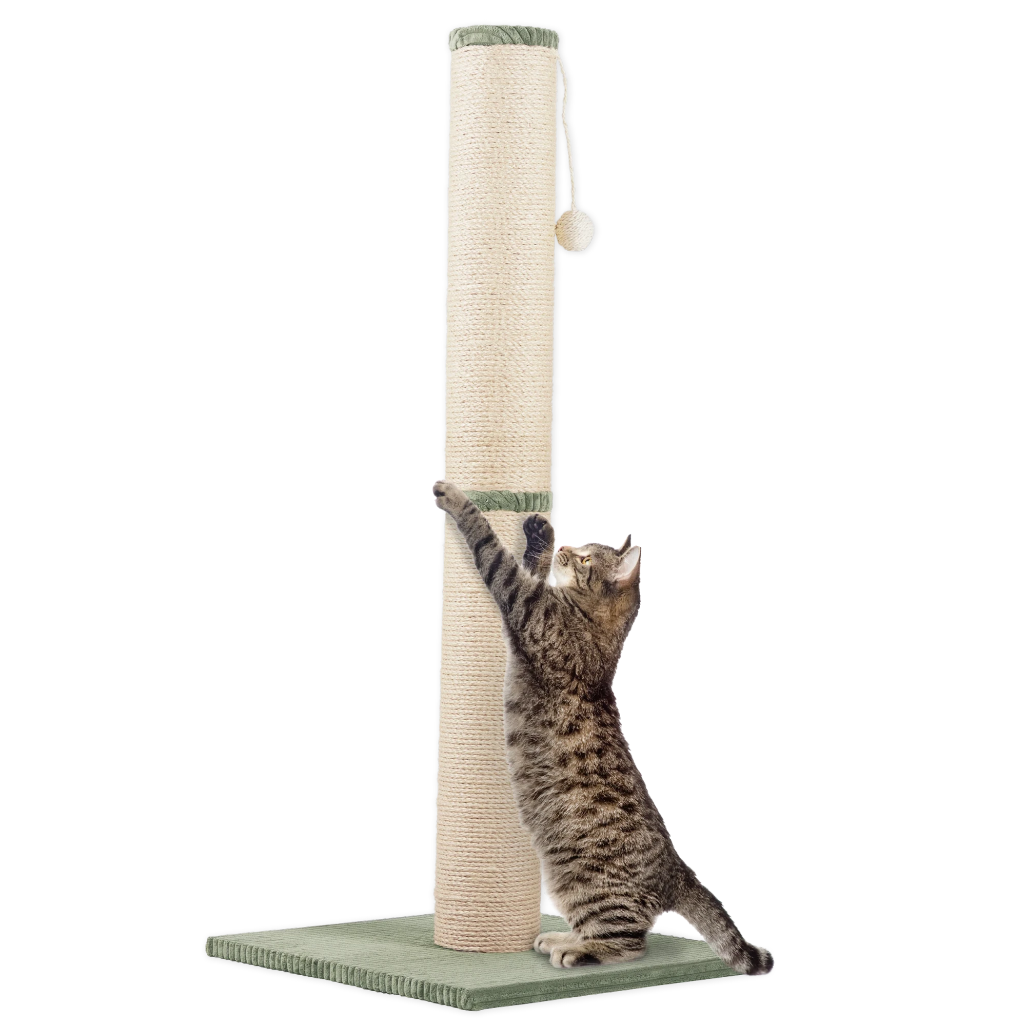 Rohrschneider RS 22387 Katzenbaum XL Stamm Cord – Kratzbaum mit Spielkugel GR.2