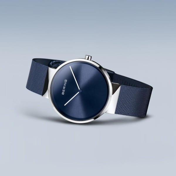Bering 14539-307 Unisex Uhr, Milanaise, Blau/Silber Bering 14539-307 Unisex Uhr, Milanaise, Blau/Silber