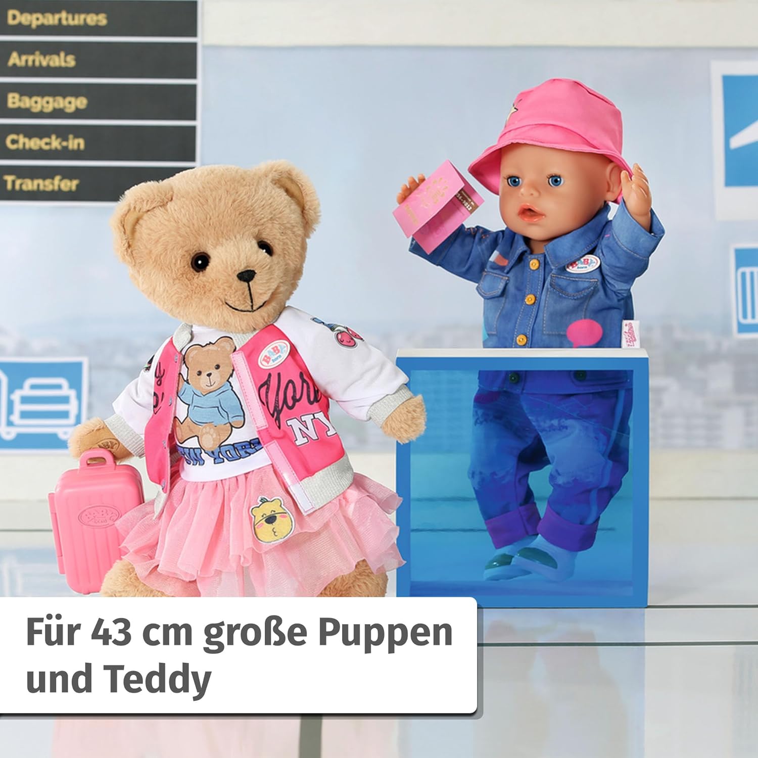 BABY born® Deluxe Reise Outfit 43cm