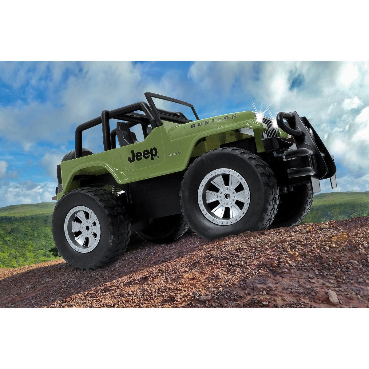JAMARA Jeep Wrangler Rubicon 1:14 olivgrün 2,4GHz ab 6 Jahren
