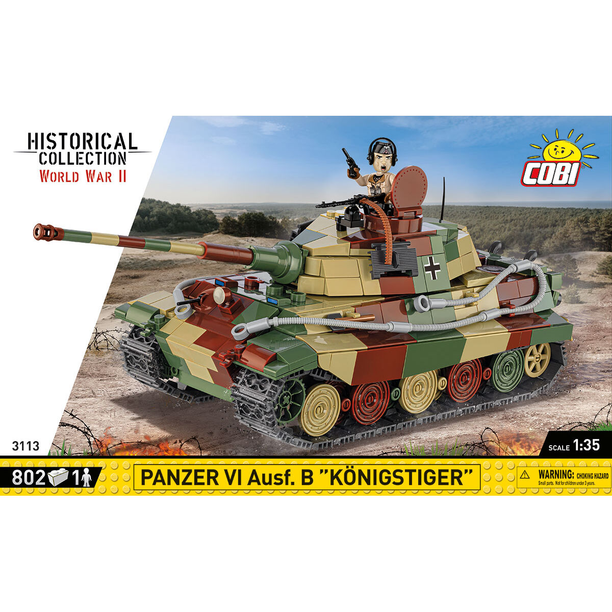 COBI 3113 - PANZER VI AUSF. B Königstiger 1:35 - Bild 3
