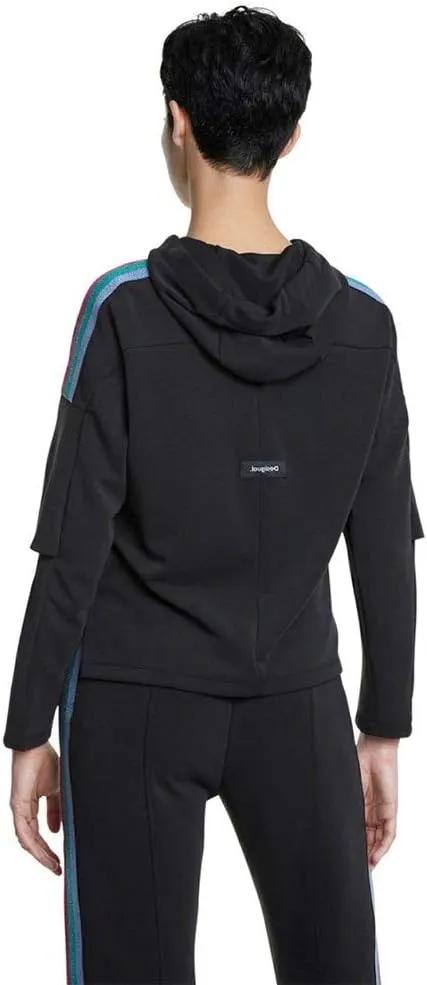 Desigual Herren Hoodie „Blocks Studio“ - Schwarz 20SOSK03 GR. M Desigual Herren Hoodie „Blocks Studio“ - Schwarz 20SOSK03 GR. M