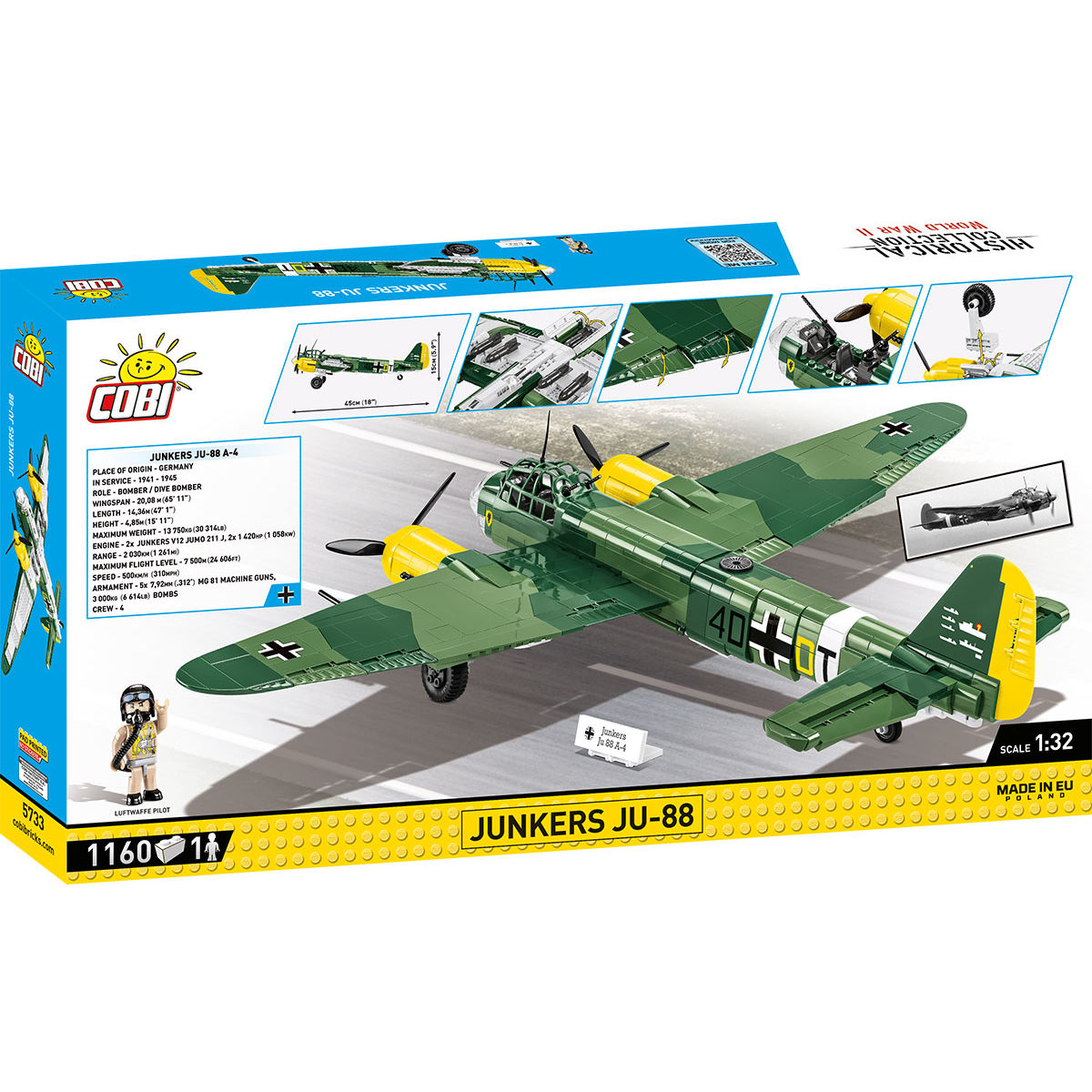 COBI 5733 - Junkers JU 88 - Bild 2 COBI 5733 - Junkers JU 88 - Bild 2