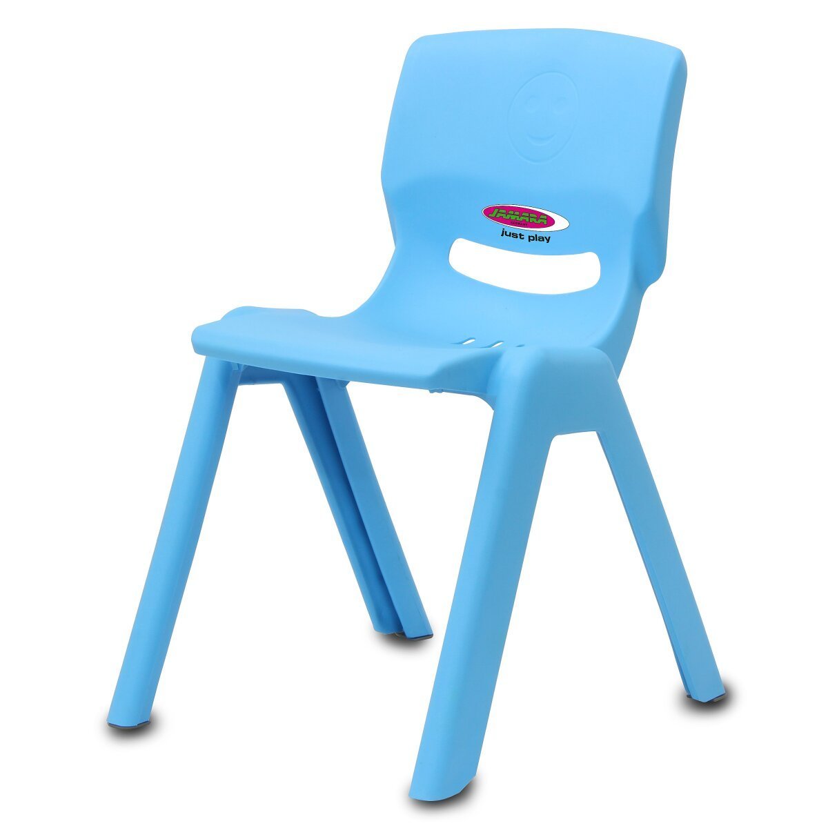 JAMARA Kinderstuhl Smiley bis 100 KG blau