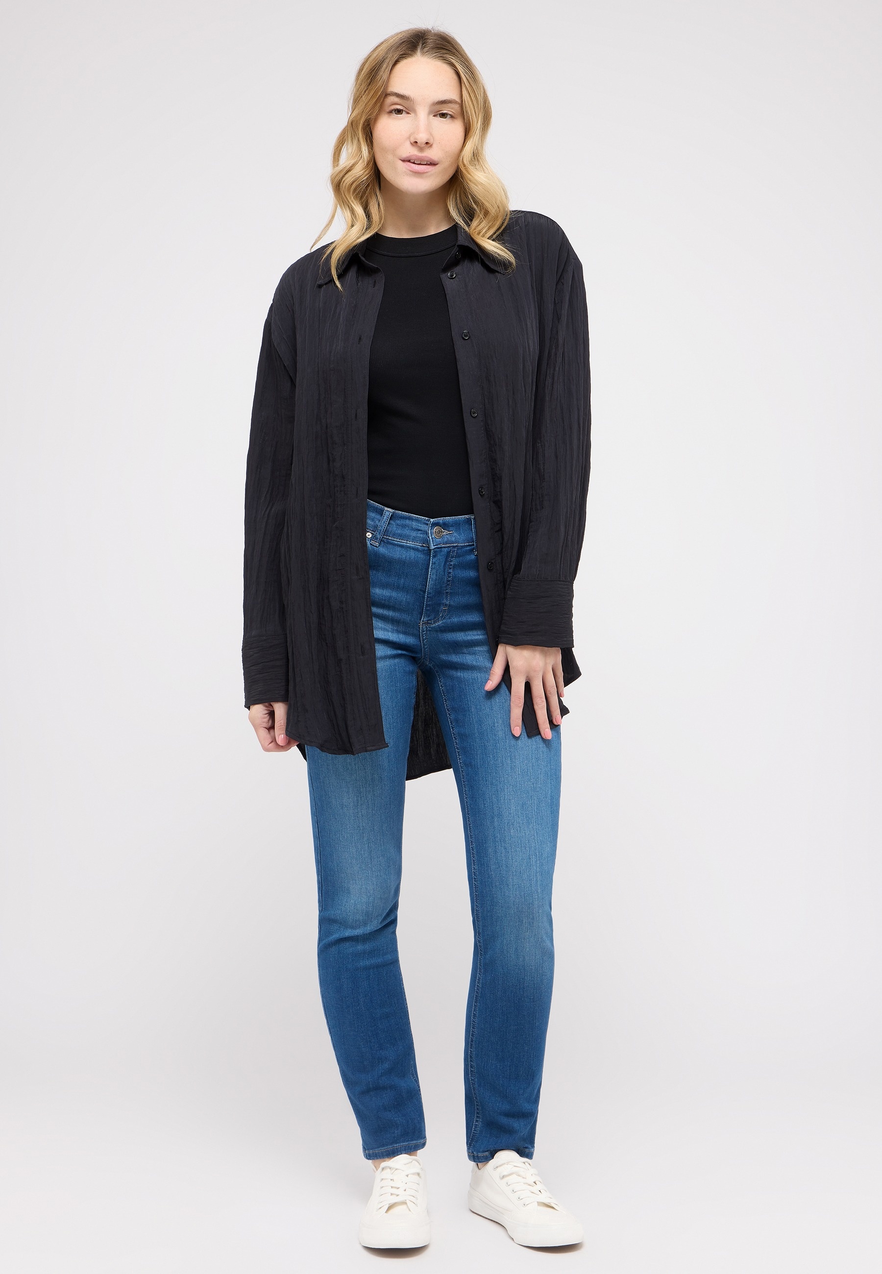 ANGELS 346340030 Damen Jeans Cici Slim Fit - Blau - 4