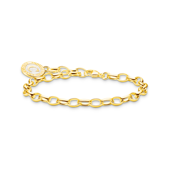 Thomas, Sabo, Armband, Charm, Club, Wh, Kaltemaille, Go, Länge, 17, cm, X0287-427-39, Zubehor, Armreif, Schmuck, Gold, Halskette