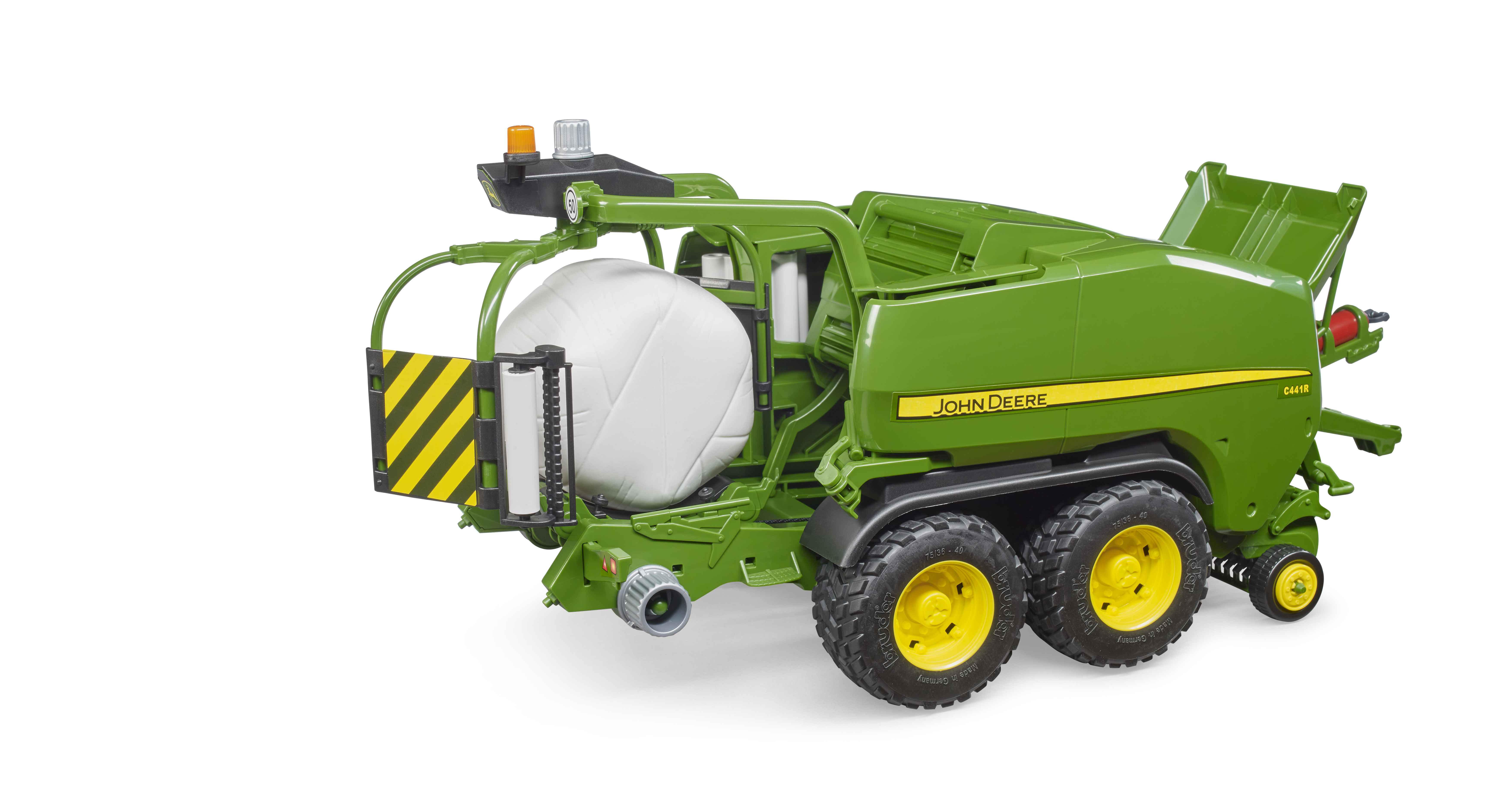 BRUDER 02032 - John Deere Rundballen-Presswickelkombination C441R - Bild 3