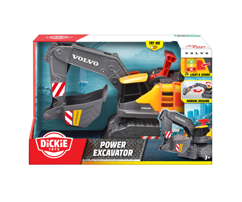 Dickie Toys Volvo Power Excavator