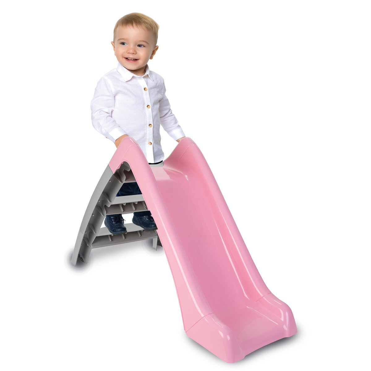 JAMARA Rutsche Happy Slide pastellrosa ab 12 Monaten JAMARA Rutsche Happy Slide pastellrosa ab 12 Monaten