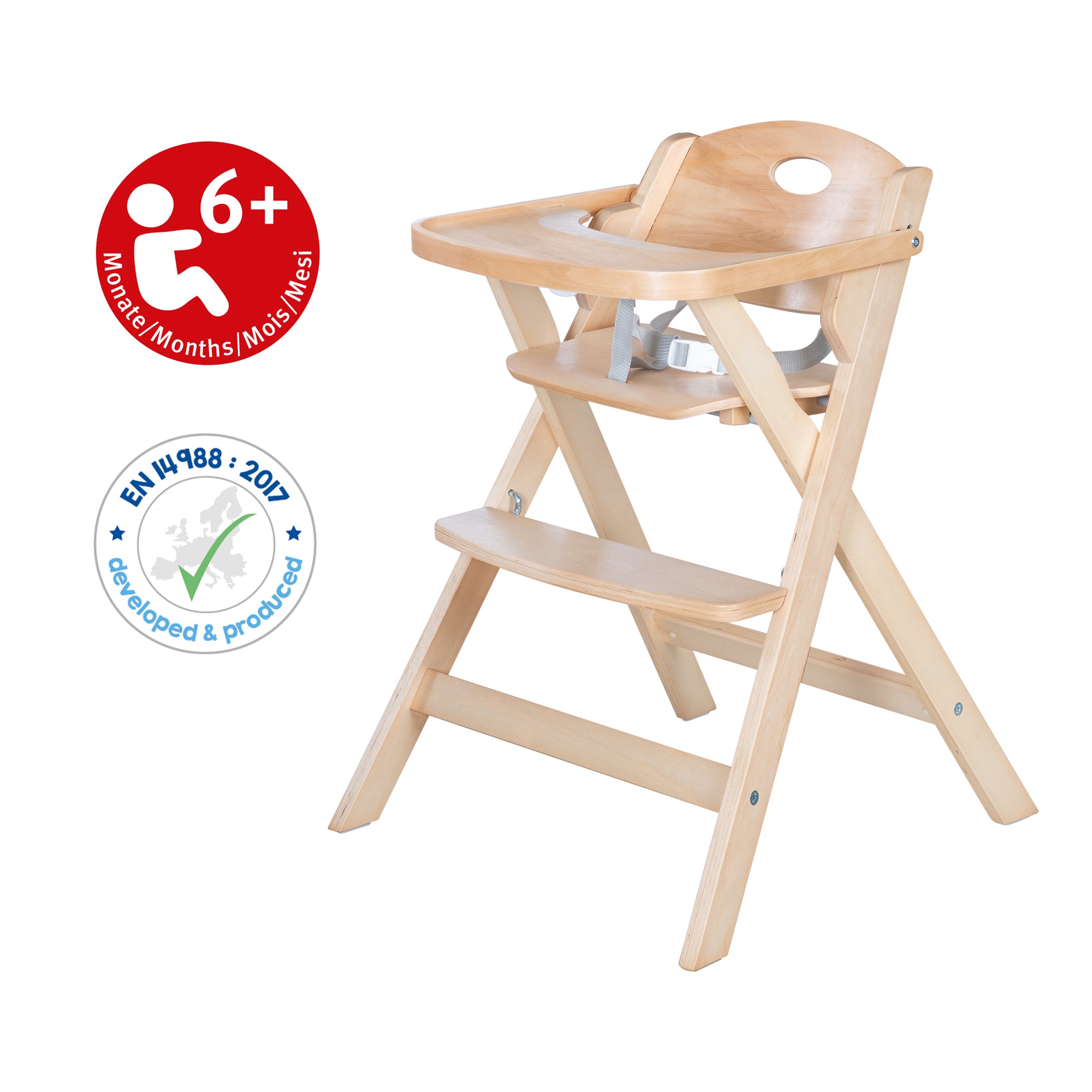 Roba 7520 Klapphochstuhl natur lackiert - Bild 8 Roba 7520 Klapphochstuhl natur lackiert - Produktbild 8