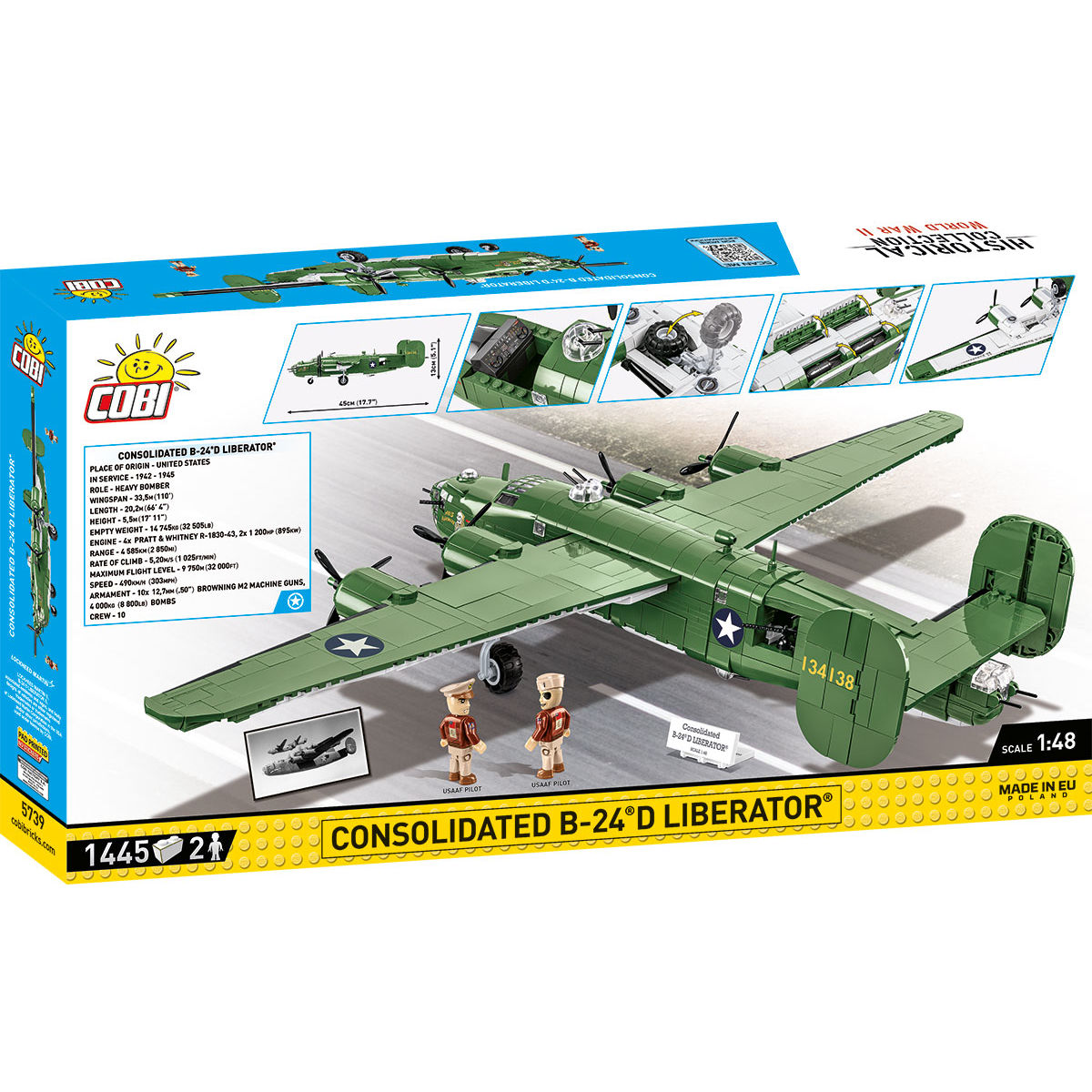 COBI 5739 - Consolidated B-24 Liberator - Bild 2 COBI 5739 - Consolidated B-24 Liberator - Bild 2
