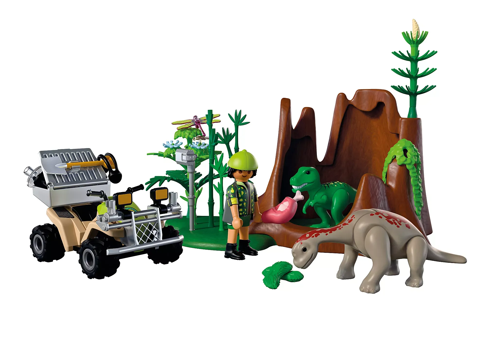PLAYMOBIL® 72069 Dino-Versteck – Prähistorisches Dino-Entdecker-Spielset