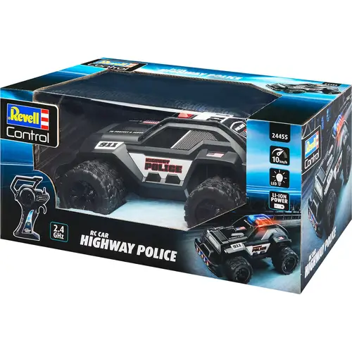 Carrera RC Car Highway Police, Revell Control Ferngesteuertes Polizeiauto Carrera RC Car Highway Police, Revell Control Ferngesteuertes Polizeiauto