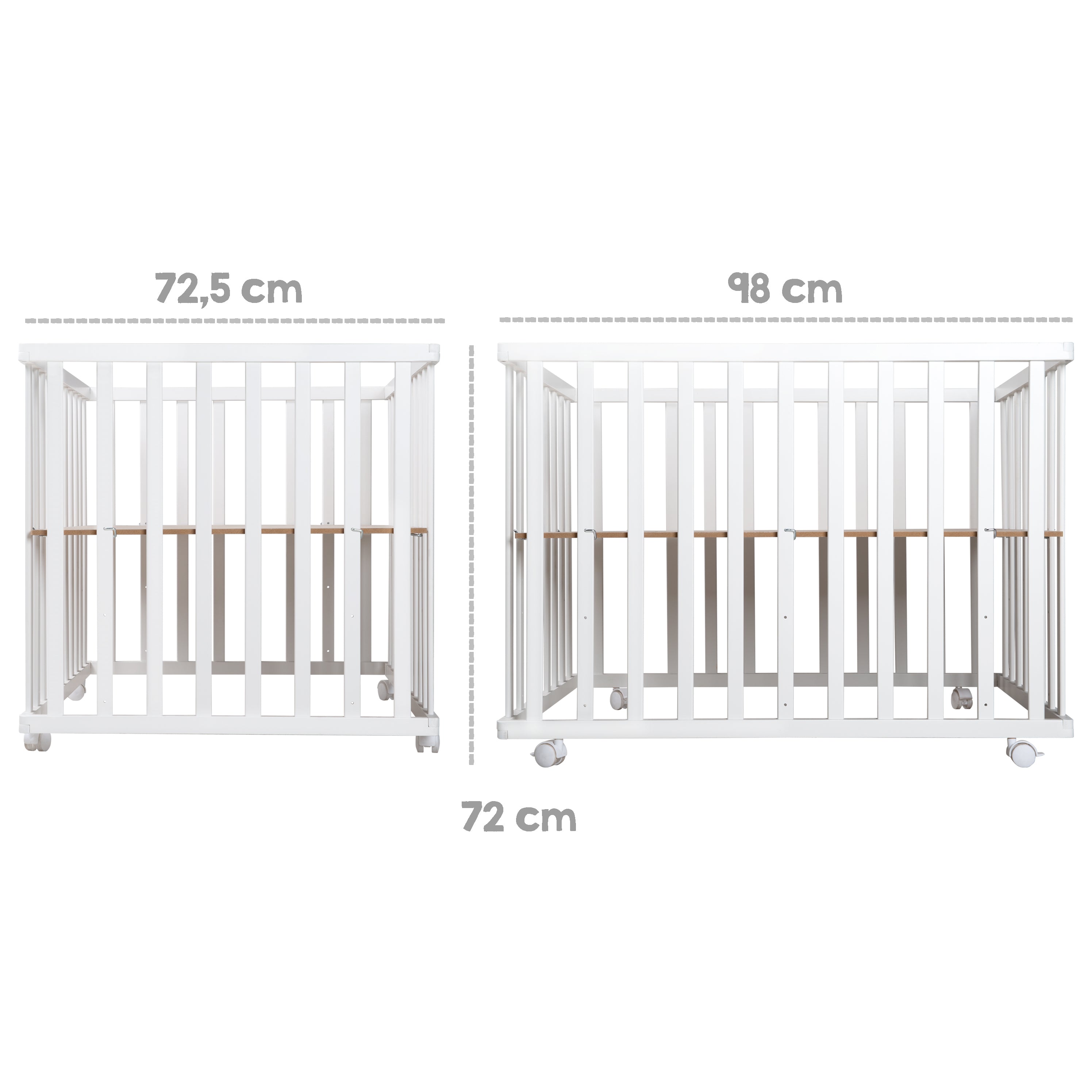 Roba 202041WES198 Laufgitter 100x75 Indibär weiß - Bild 3 Roba 202041WES198 Laufgitter 100x75 Indibär weiß - Produktbild 3
