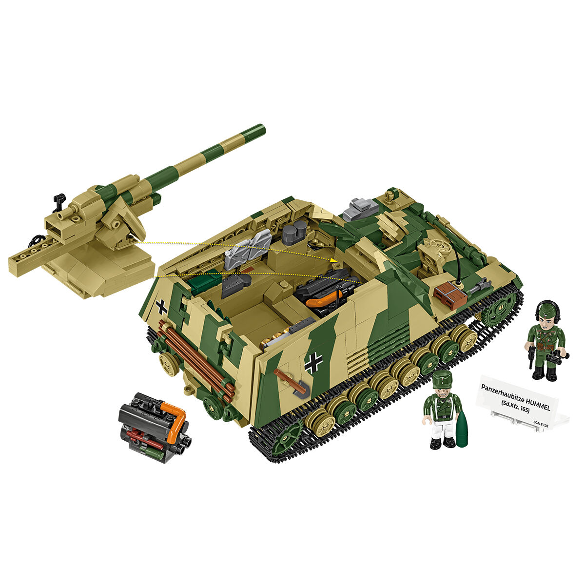 COBI 2663 - Panzerhaubitze HUMMEL Sdkfz165165) - Bild 7