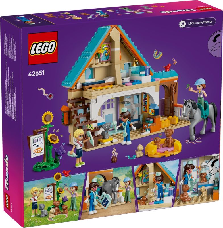 LEGO® Friends 42651 Tierarztpraxis für Pferde und LEGO® Friends 42651 Tierarztpraxis für Pferde und