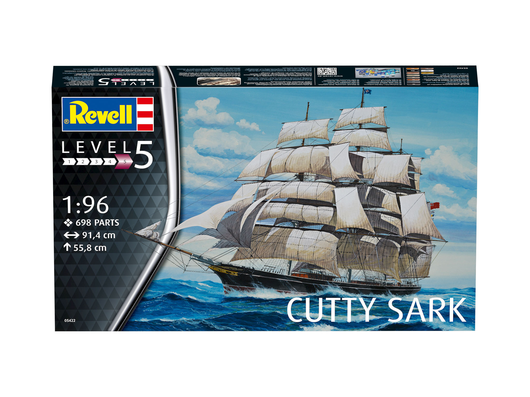 Revell 05422 Cutty Sark Modellbausatz Boot, Segelboot, Transport, Fahrzeug