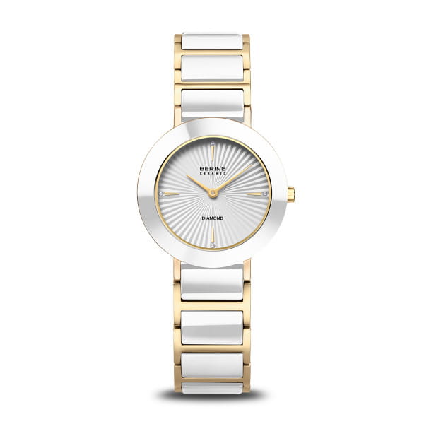 Bering 11429-758 Damenuhr, Edelstahl/Keramik, Mehrfarbig