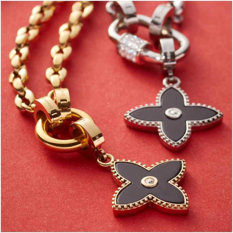 Leonardo 23268 Anhänger, Gothea Gold Clip&Mix Zubehor, Schmuck, Halskette, Anhänger