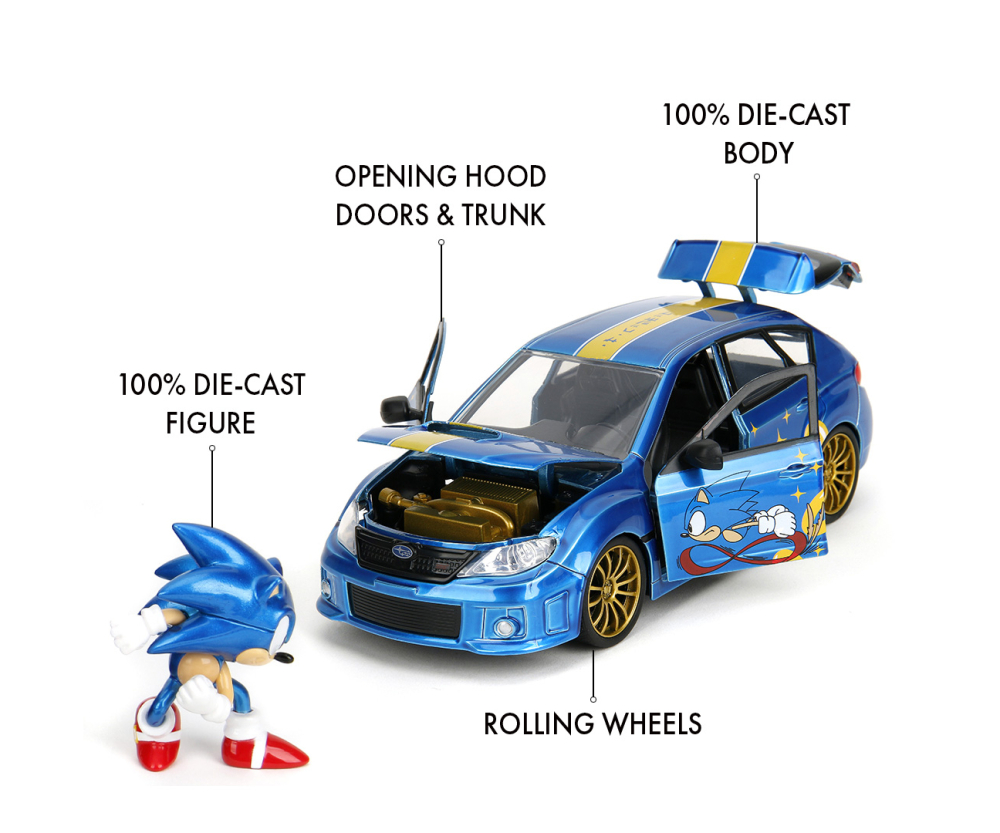 Jada Sonic 2012 Subaru Impreza WRX STI 1:24