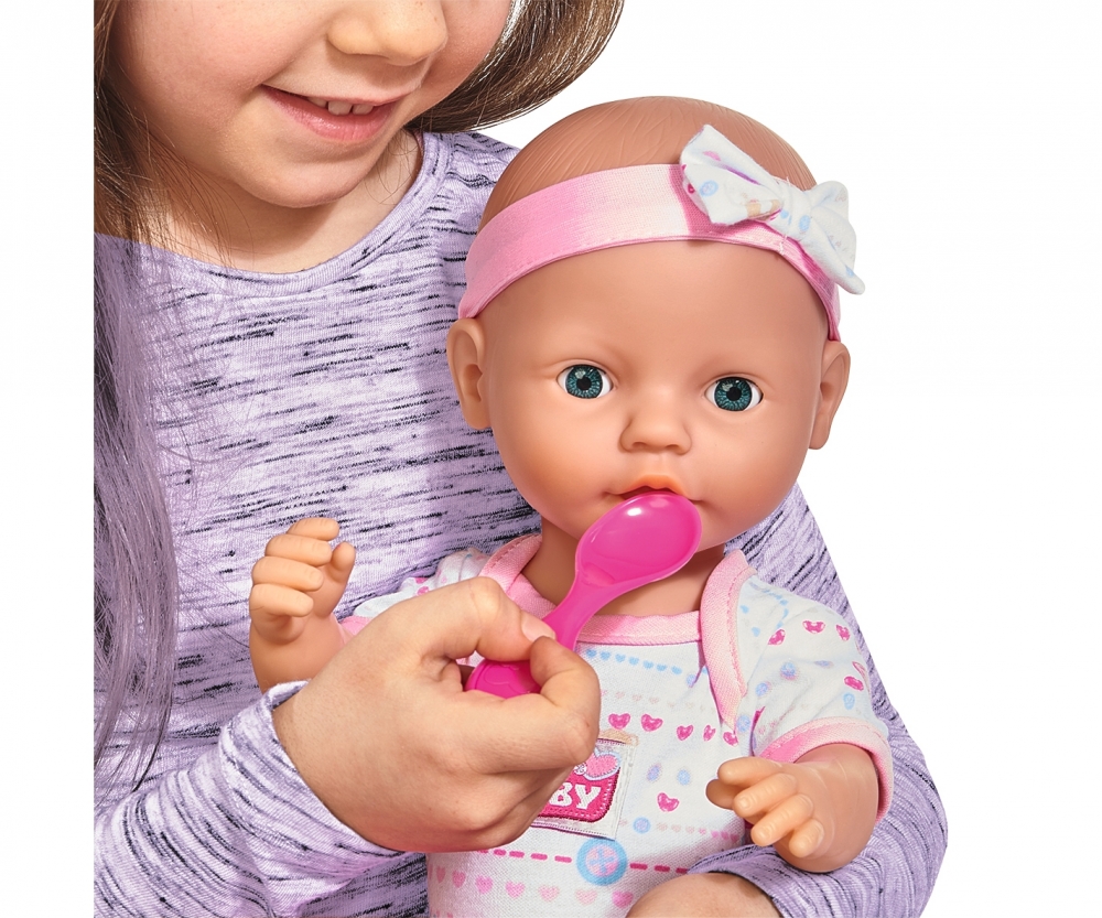 Simba NBB Babypuppe, rosa Zubehör