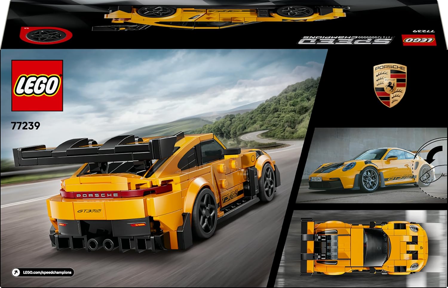 LEGO 76918 Speed Champions McLaren Solus GT & McLaren F1 LM Doppelset LEGO Speed Champions 76918 McLaren Solus GT in Weiß und McLaren F1 LM in Orange mit zwei Rennfahrer-Minifiguren