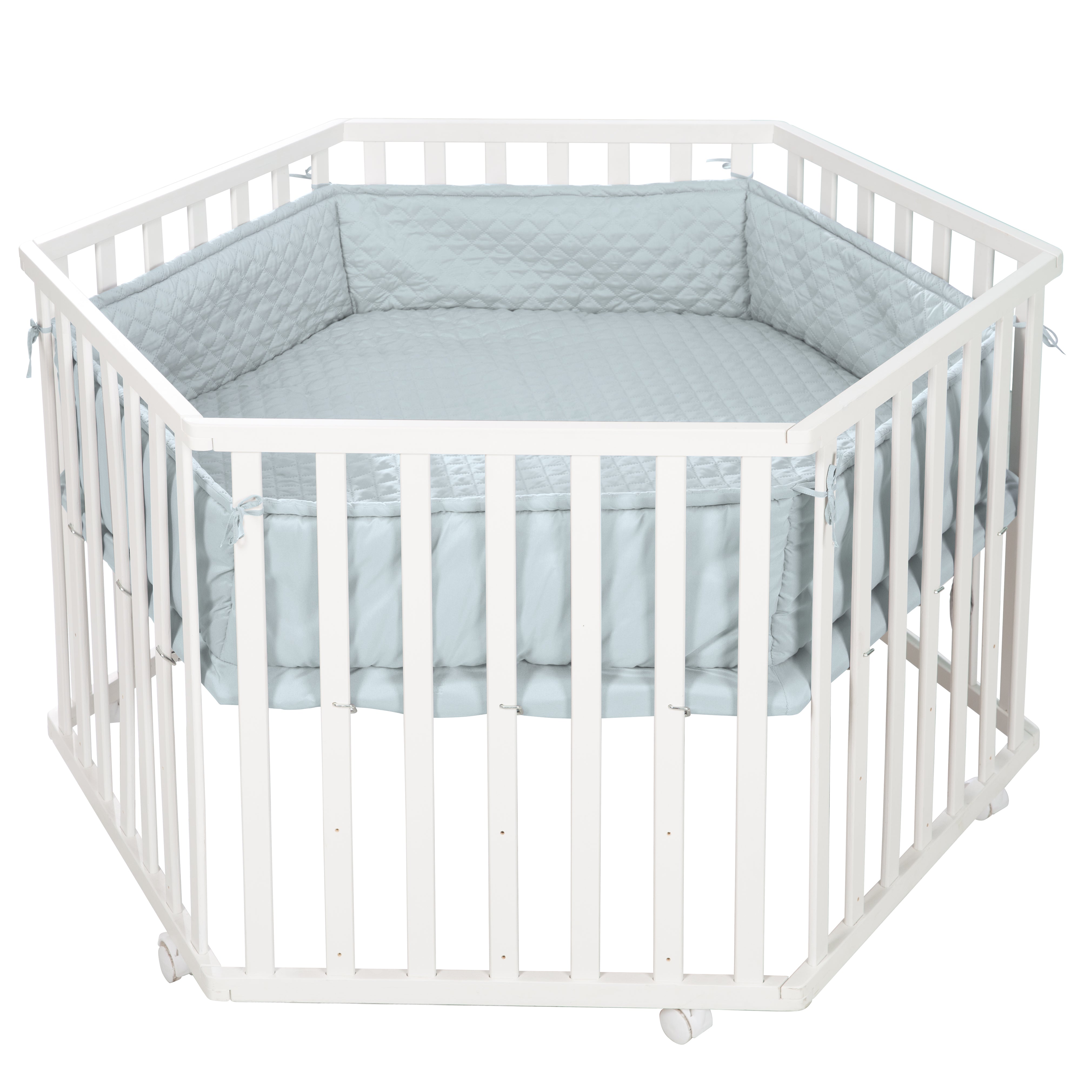 Roba 377078V231 Laufgittereinlage 6-eckig türkis hell blau – Laufgittereinlagen - Produktbild 2