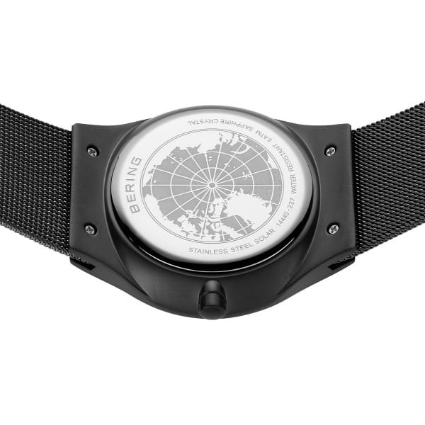 Bering 14440-227 Herrenuhr, Milanaise/Solar, Schwarz Bering 14440-227 Herrenuhr, Milanaise/Solar, Schwarz