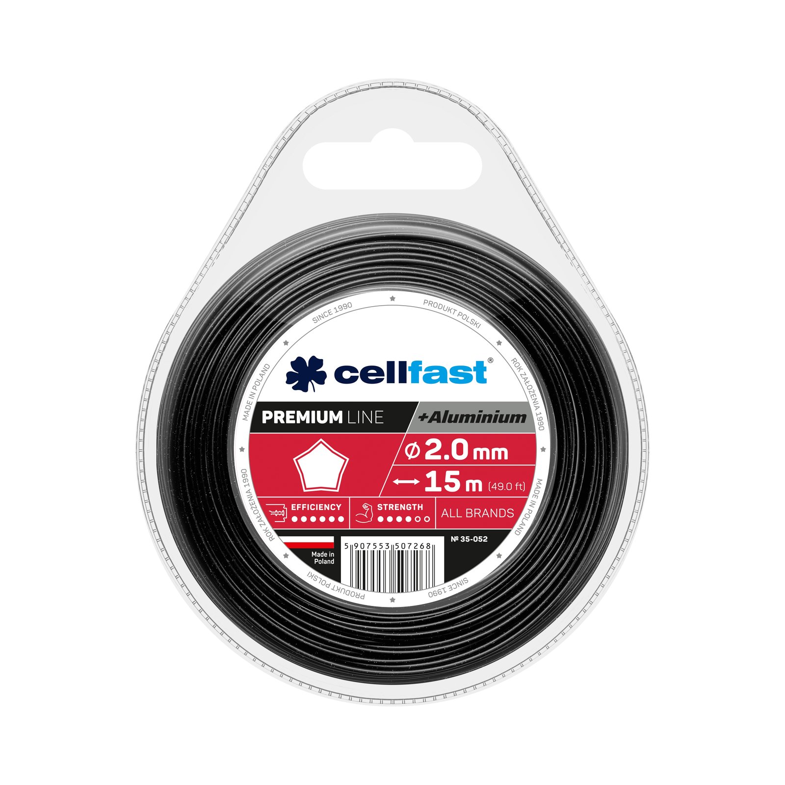 Cellfast PREMIUM Mähfäden 2,0 mm x 15 m Stern Cellfast PREMIUM Mähfäden 2,0 mm x 15 m Stern